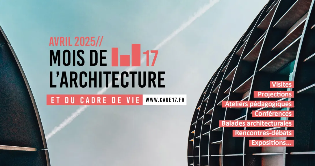 Affiche mois de l'architecture 2025